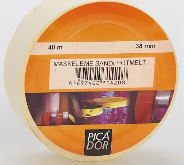 PICADOR MASKELEME HOTMELT ASKISIZ 4701 38MMX40MT KP007 - Image 1