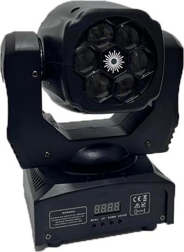6x15W Mini Rgbw Wash Led Moving Head - Hareketli Sahne Robot Işığı - Image 1