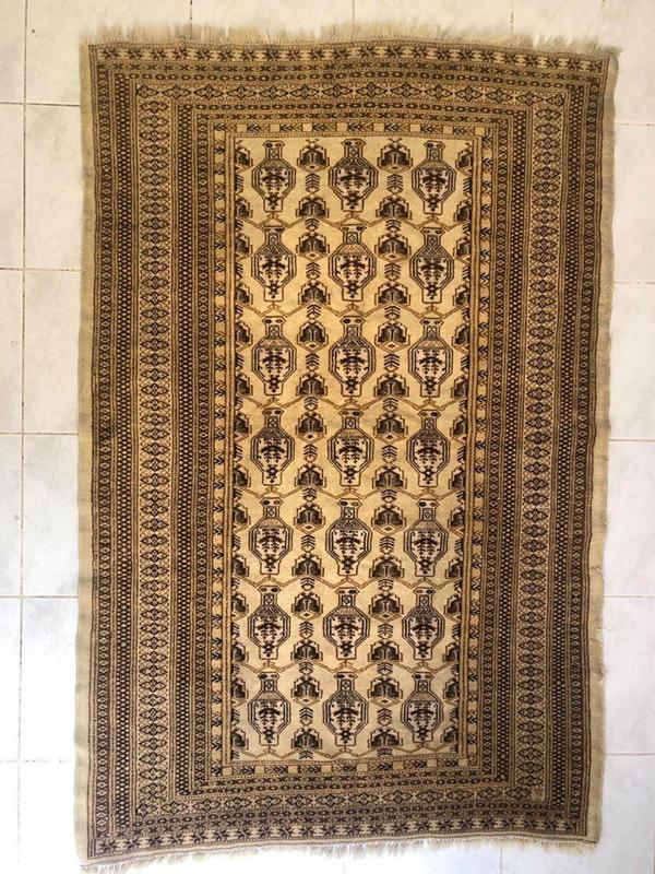 ANTİK İRAN ORYANTAL EL DOKUMASI YÜN HALI 170x111cm 1.89m2 - Image 1