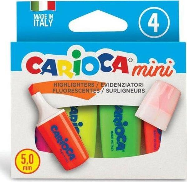 Carioca Fosforlu İşaretleme Kalemi 4'lü 4 Renk (Memolight) 42870 - Image 1