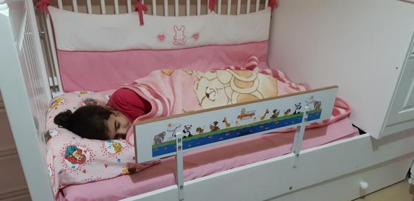 Agubugu Baby - Hayvan Desenli Ahşap Yatak Bariyeri 80x30 - Image 1