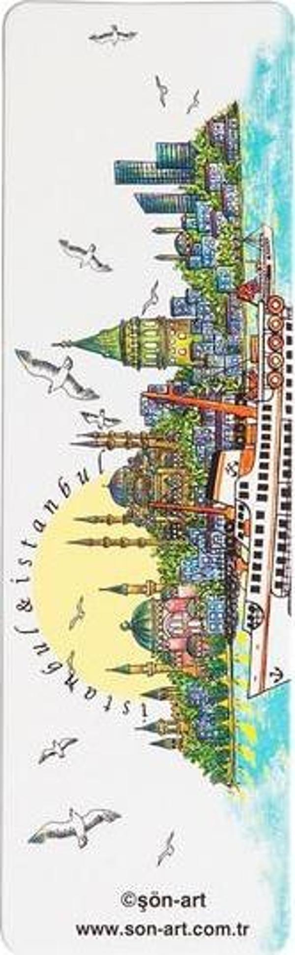 Şön Art Kitap Ayracı Vapur Güneş Gündüz - Image 1