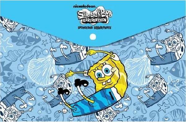 Sünger Bob Sponge Bob Retro Zarf DosyaA4  - Image 1