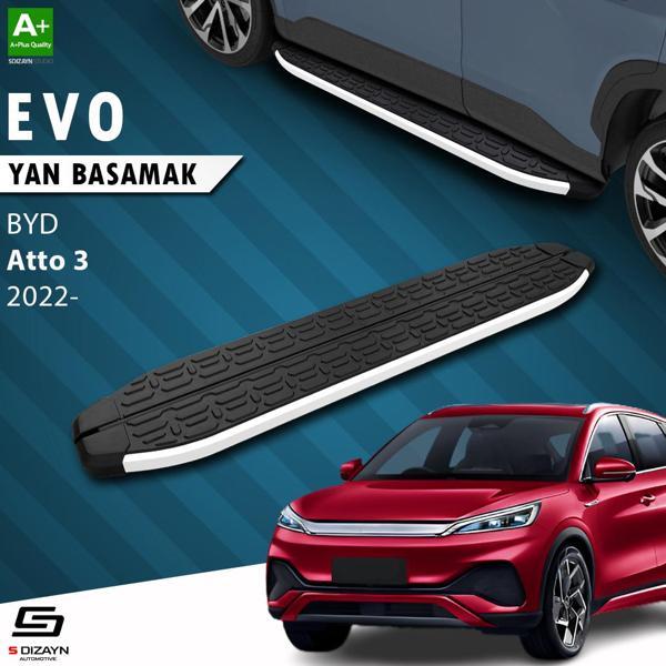 S-Dizayn BYD Atto 3 Evo Aluminyum Yan Basamak 193 Cm 2022 Üzeri - Image 1