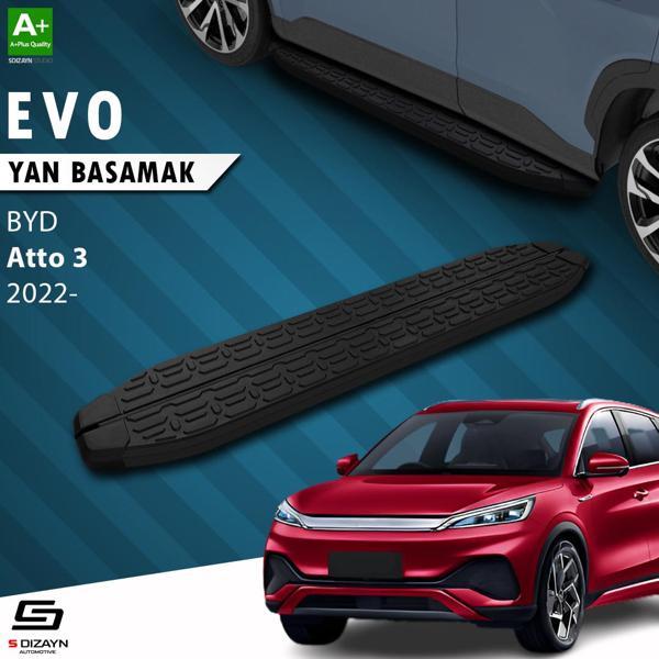S-Dizayn BYD Atto 3 Evo Siyah Yan Basamak 193 Cm 2022 Üzeri - Image 1