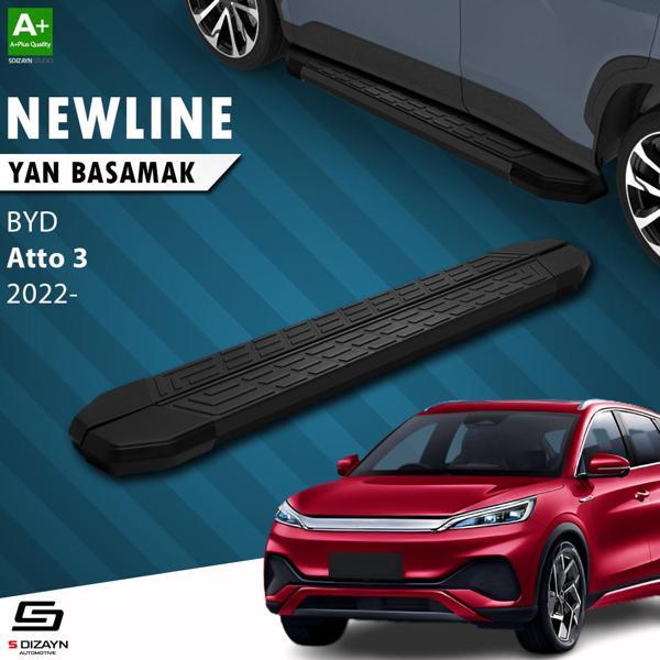 S-Dizayn BYD Atto 3 NewLine Siyah Yan Basamak 193 Cm 2022 Üzeri - Image 1