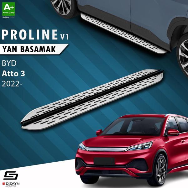 S-Dizayn BYD Atto 3 OEM Still Pro V1 Aluminyum Yan Basamak 183 Cm 2022 Üzeri - Image 1