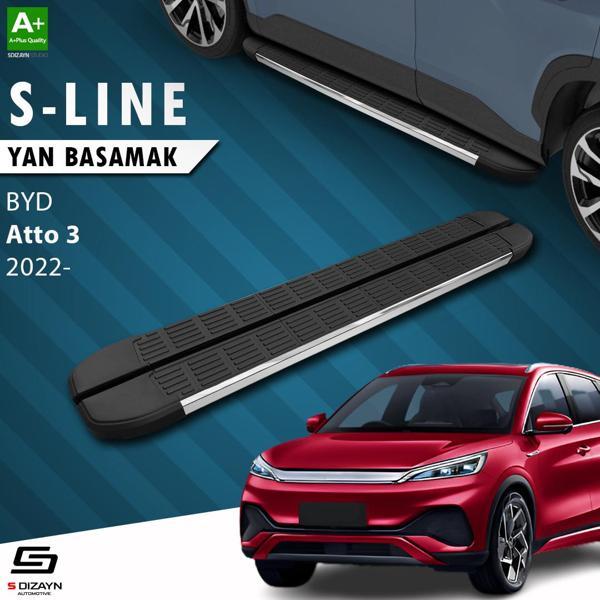S-Dizayn BYD Atto 3 S-Line Krom Yan Basamak 193 Cm 2022 Üzeri - Image 1