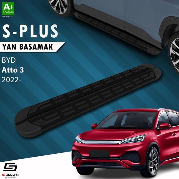 S-Dizayn BYD Atto 3 S-Plus Siyah Yan Basamak 193 Cm 2022 Üzeri - Image 1