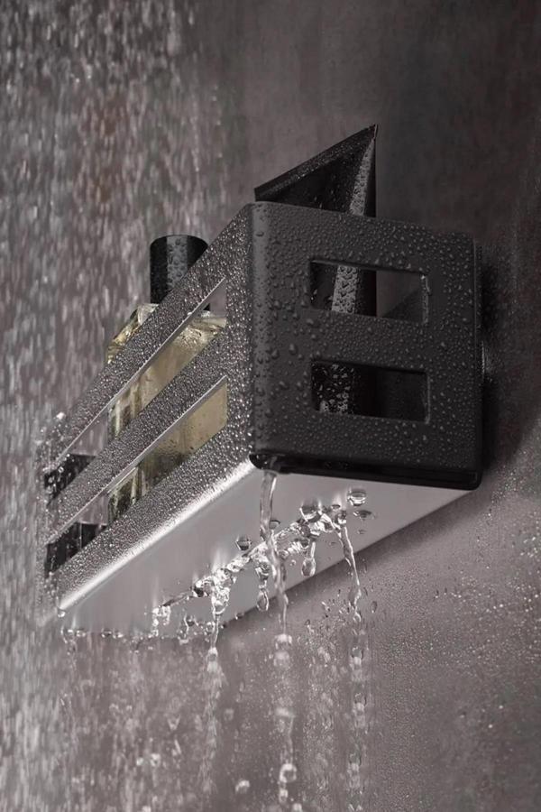 Paslanmaz Metal Banyo Rafı, Modern Banyo Rafı, Şampuan Rafı, Banyo Rafı, Banyo Düzenleyici - Image 1