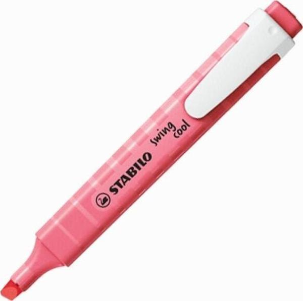 STABILO FOSFORLU KALEM SWING COOL PASTEL G.PEMBE 275/150-8 - 10 Adet - Image 1