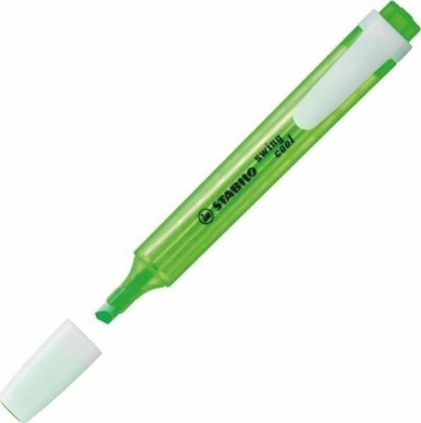 STABILO FOSFORLU KALEM SWING COOL YESIL 275/33 - 10 Adet - Image 1