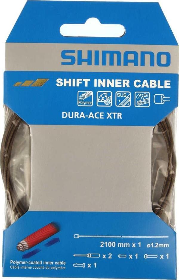 SHIMANO DURA ACE 1.2X2100mm POLYMER KAPLAMA İÇ VİTES KABLOSU - Image 1