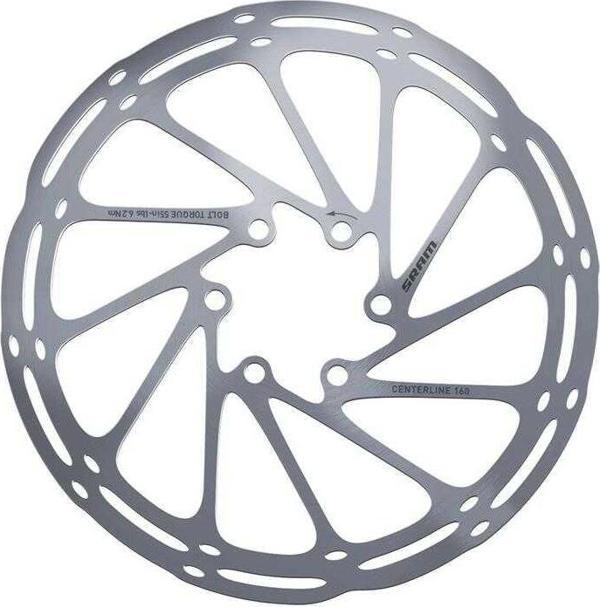 SRAM CENTERLINE YUVARLATILMIŞ KENAR 180MM 6 VİDA ROTOR - Image 1