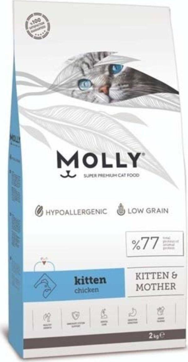 Molly Yavru Kedi Maması Tavuklu 2 Kg - Image 1