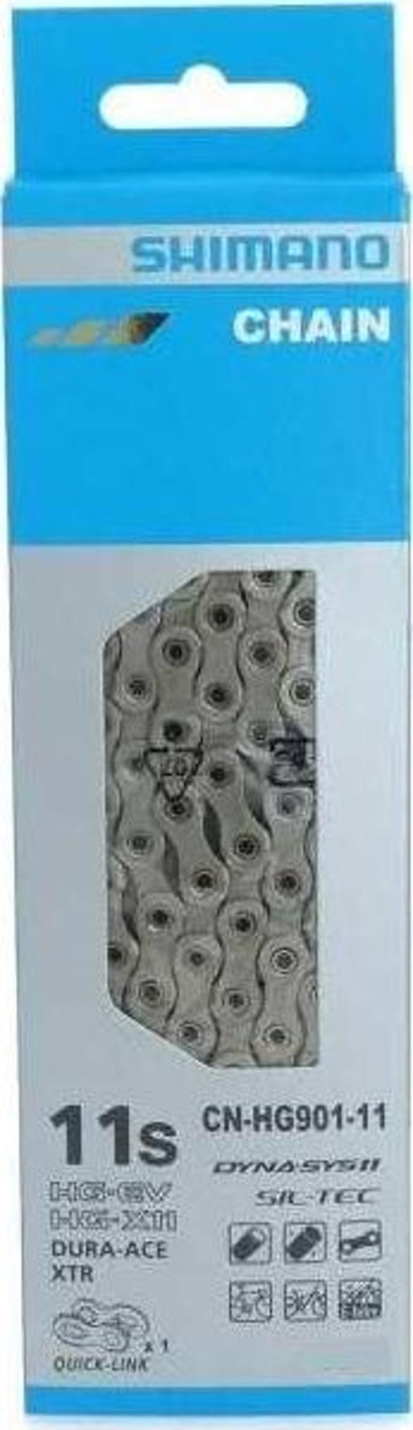 SHIMANO DURA ACE CN-HG901 11 VİTES 138 BAKLA ZİNCİR  (QUICK-LINK DAHİL) - Image 1