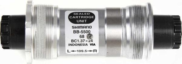 SHIMANO 105 BB-5500 109.5mm68mm OCTALINK ORTA GÖBEK - Image 1