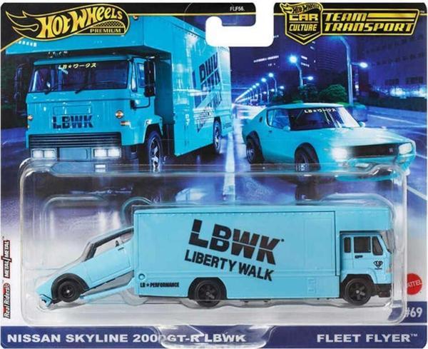 HOT WHEELS Team Transport Nissan Skyline 2000Gt-R Lbwk / Flf56 - Hrv45 - Image 1