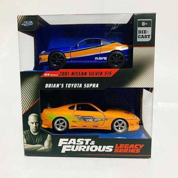 Jada Fast&Furious Legacy Series Toyota Supra&Nissan Silvia S15 Twin Pack - Image 1