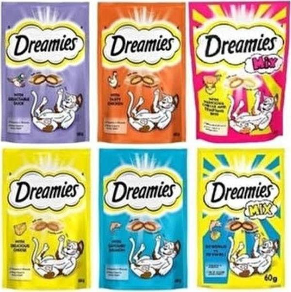 Dreamies Kedi Ödülü Karışık Avantaj Paketi 6'Lı - Image 1