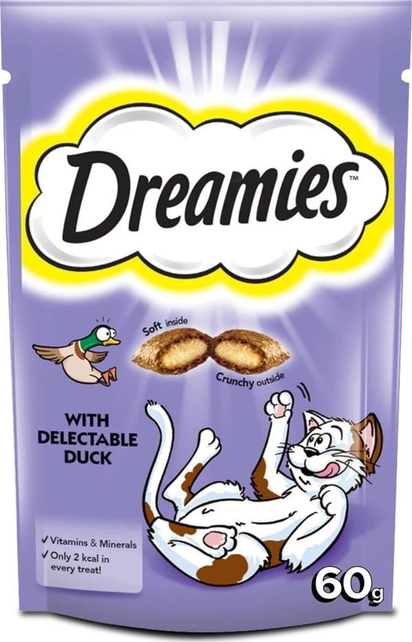 Dreamies Ördekli Kedi Ödül Maması 6 X 60 Gram - Image 1