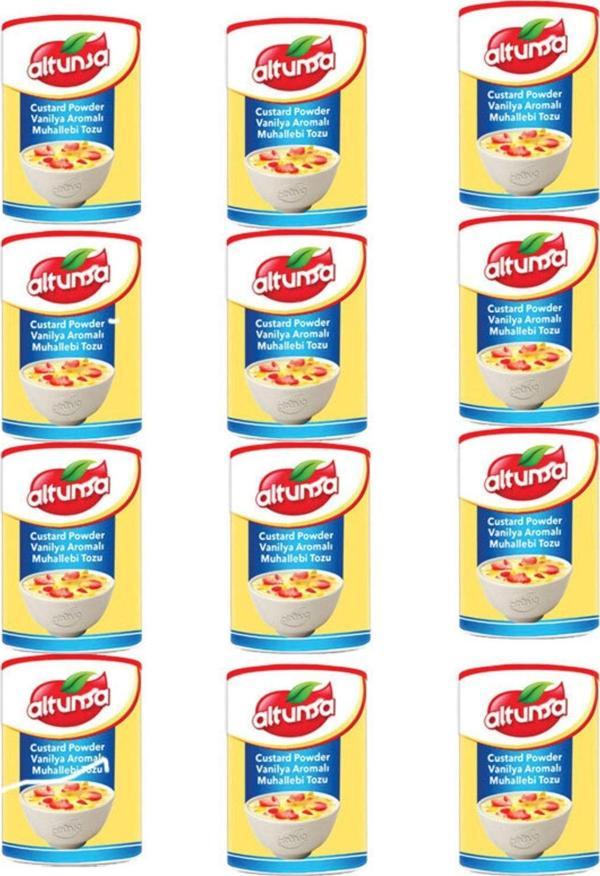 Altunsa Custard Powder Vanılya Aromalı "Muhallebı Tozu" 300G X 12 Adet - Image 1