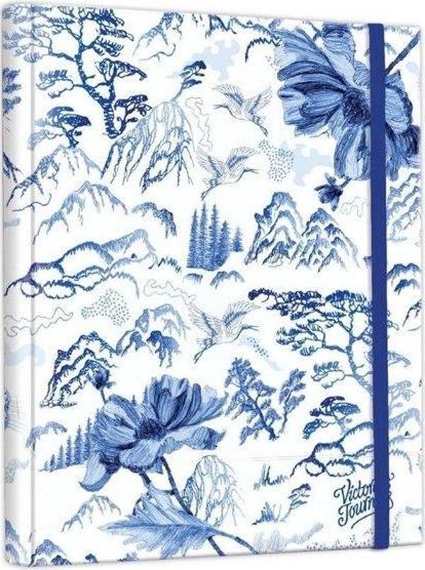 Victorias Journals Gizli Spiralli Defter 17x24 cm 90 gr . 96 Yaprak Noktalı - Image 1