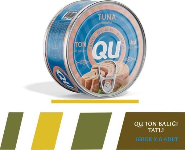 Qu Tatlı Ton Balığı 6X160 Gr - Image 1