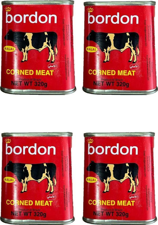 Bordon Corned Meat 320 Gr X 4Adet - Image 1