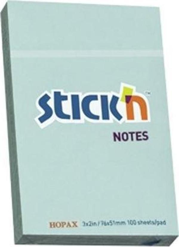 Hopax Not Kağıdı Stickn 76x51 Pastel Mavi 100 Yaprak - Image 1