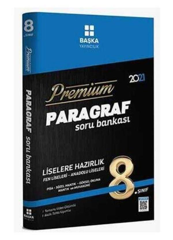 8.Sinif Paragraf Premium Soru Bankasi - Başka Yayıncılık - Image 1