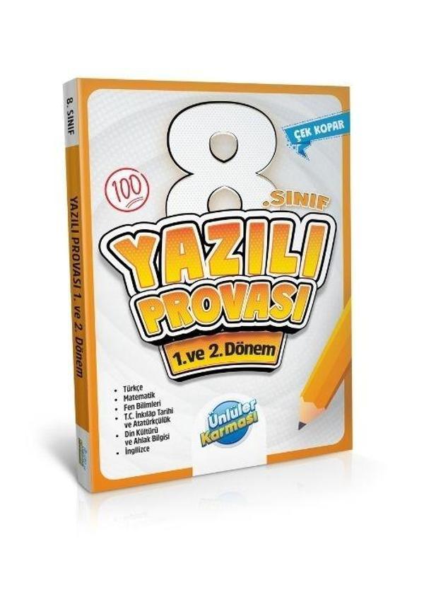 Ünlüler Karması 8.Sınıf Yazılı Provası - Ünlüler Karması Yayınları - Image 1