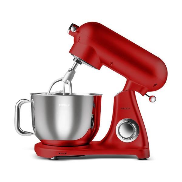 Karaca Powercast Chef Döküm Hamur Yoğurma Makinesi Rudolph Red 1800W 6,2 Lt - Image 1