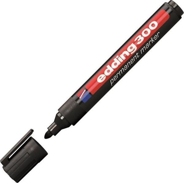 EDDING PERMANENT MARKÖR E-300 SIYAH - 10 Adet - Image 1