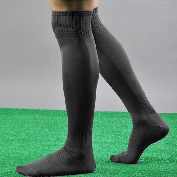 Slipt Çift Cırtlı 2 Adet Futbol Tekmeliği + 2 Adet Futbolcu Tozluk Futbol Maç Set Çorap Ve Tekmelik - Siyah - S - Image 1