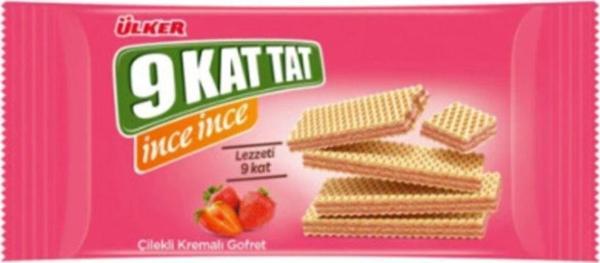 Ülker 9 Kat Tat İnce İnce Çilekli 114 Gr - Image 1