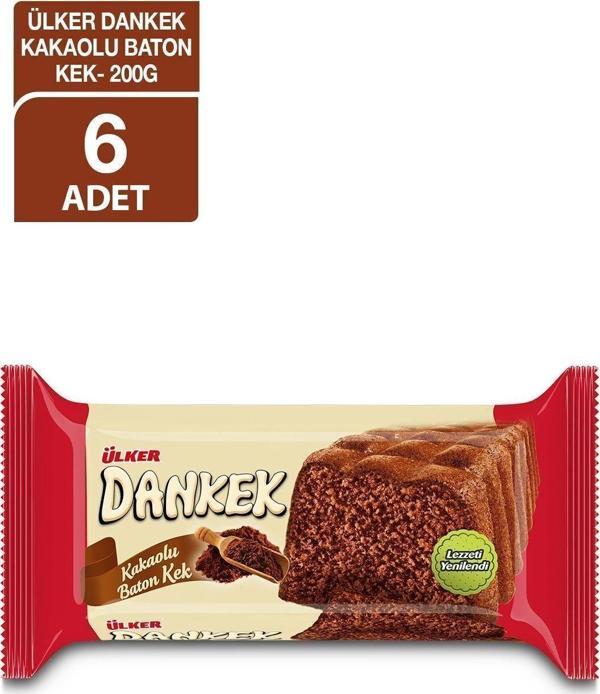 Ülker Dankek Kakaolu Baton Kek 6 Adet - Image 1