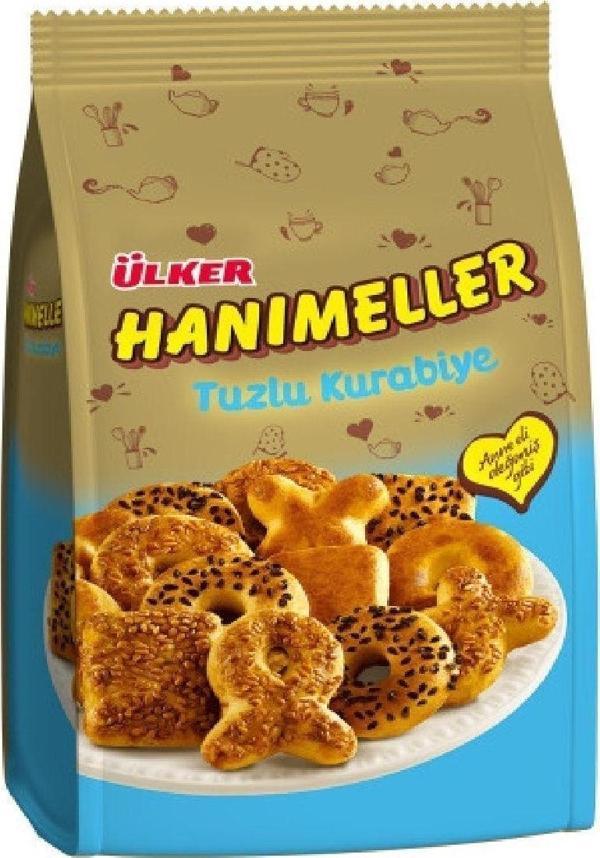 Ülker Hanımeller Tuzlu Karma Poşet Bisküvi 150Gr X 12 Adet - Image 1