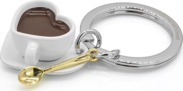 Metalmorphose Kalp Kahve Fincanı Anahtarlık - Image 1