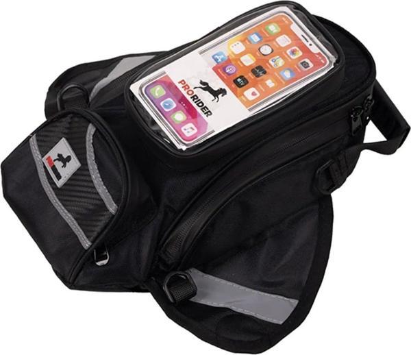 Motosiklet Depo Üstü Çanta Tank Bag Manyetik Impertex Kumaş Telefonluklu Mod Motor Tur Çantası - Image 1