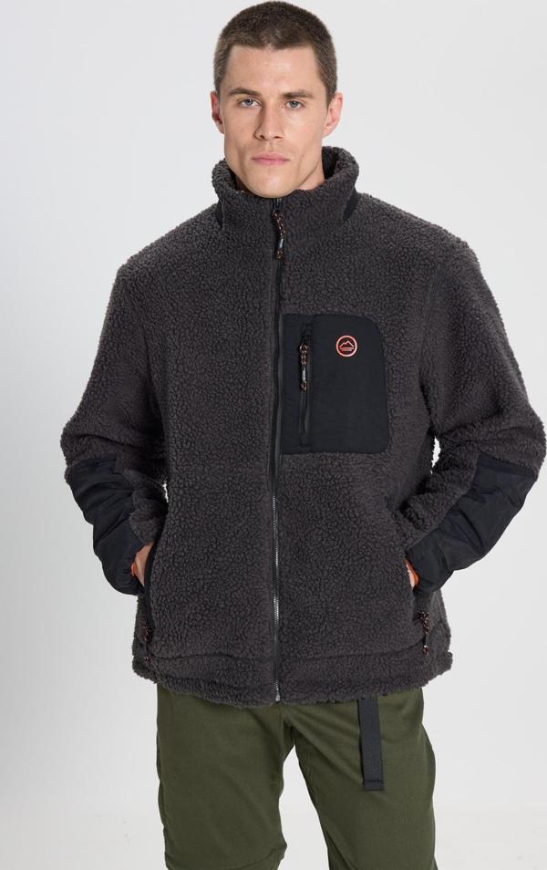 Wrangler Fermuarlı Sherpa Erkek Ceket W232218003 - Image 1
