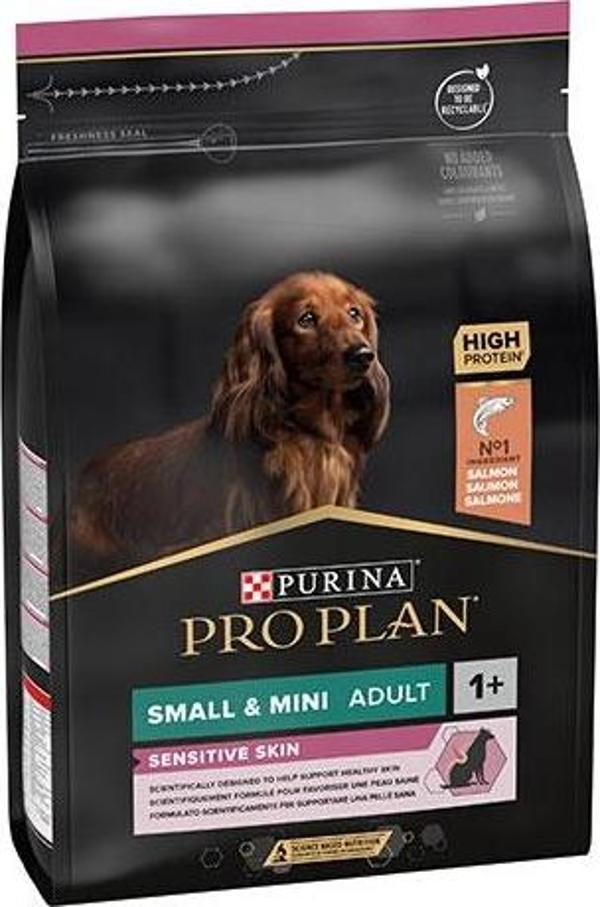 Pro Plan Small & Mini Adult Sensitive Skin Somonlu Küçük Irk Yetişkin Köpek Maması 7 Kg - Image 1