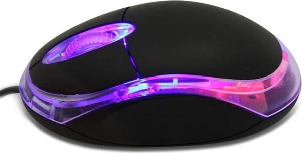 Everest KM-6809 Usb Siyah Mavi Işıklı Optik Mouse - Image 1