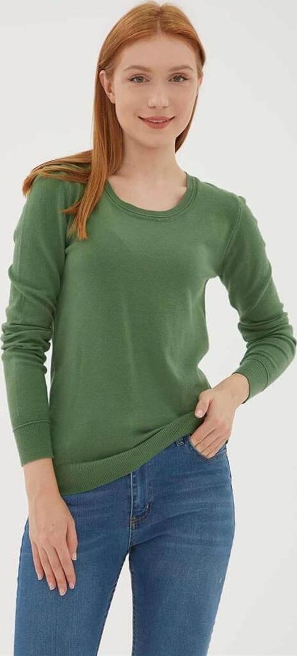 Fashion Friends Kadın U Yaka Kazak 24K0779K1 - Image 1