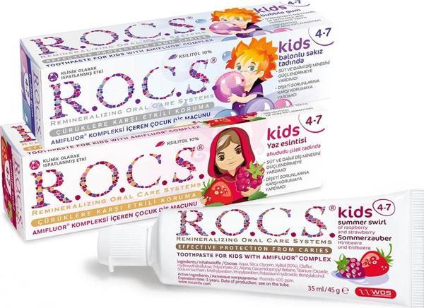 Rocs KIDS 4-7 YAŞ KARMA TAD PAKETİ - 45GR X 2 ADET - Image 1