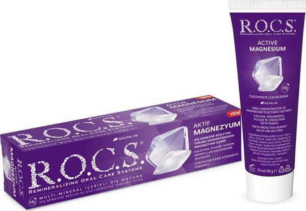 Rocs Aktif Magnezyum - Diş Minesi Besleyici Günlük Diş Macunu 94g - Image 1