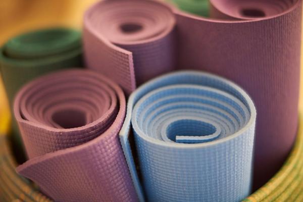 Slipt Kare Desenli Taşıma Askılı Pilates Minderi Özel Seri 8 Mm Pilates Yoga Matı - Image 1