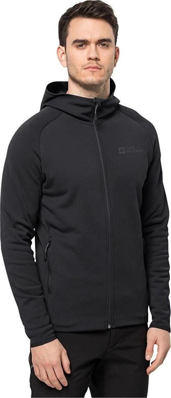 Jack Wolfskın BAISELBERG HOODED FZ M Erkek Ceket JCK1710541-6000 - Image 1