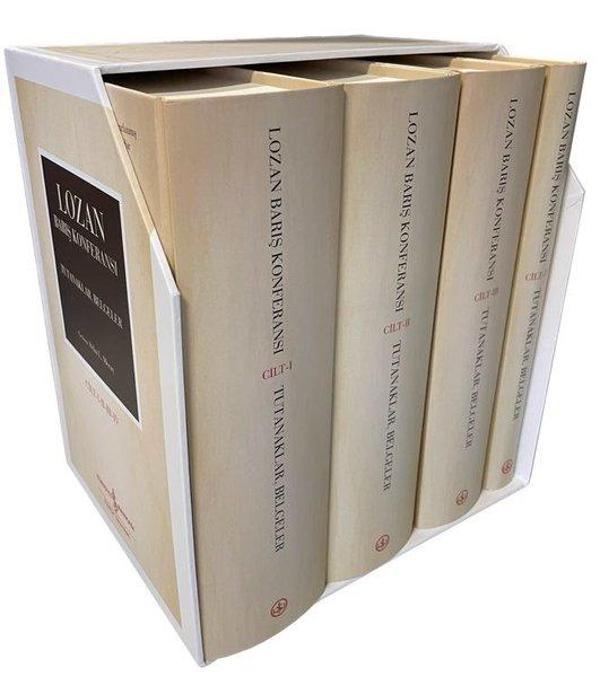Lozan Barış Konferansı Seti-Tutanaklar - Belgeler - 4 Kitap Takım - Kutulu - İş Bankası Kültür Yayınları - Image 1