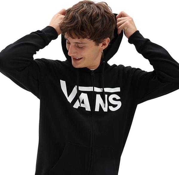Vans Classic Zıp-B Erkek Sweat Shirt Vn0A7Y43Blk1 - Image 1